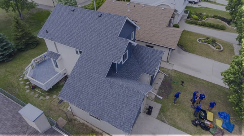 New roof after replacement